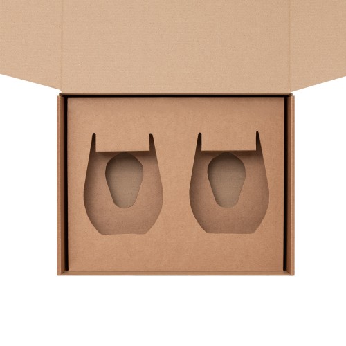 Доп. ложемент под 2 стакана для воды (для рифленого стекла) в малую коробку (арт. 21001.020)