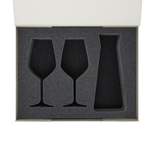 Ложемент под 2 бокала для вина + декантер в большую коробку-трансформер (арт. 695722)