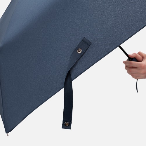 Зонт складной Филтон (Filton), синий с системой безопасности (Safety System)