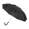 Зонт-трость Quantum, черный/салатовый