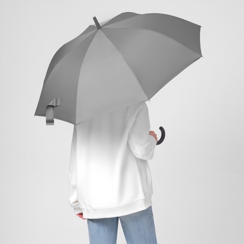 Зонт-трость Фантом (Phantom), серый