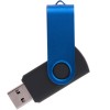 Флешка TWIST COLOR MIX Черная с синим 4016.08.01.16ГБ3.0