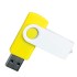 Флешка TWIST WHITE COLOR Желтая с белым 4015.04.07.64ГБ