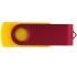 Флешка TWIST COLOR MIX Желтая с красным 4016.04.03.8ГБ