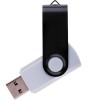 Флешка TWIST COLOR MIX Серебристая с черным 4016.06.08.8ГБ