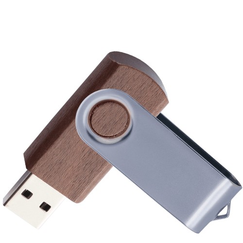 Флешка TWIST WOOD Темное дерево 4013.32.16ГБ