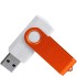 Флешка TWIST ECO Белая с оранжевым 4027.07.05.32ГБ