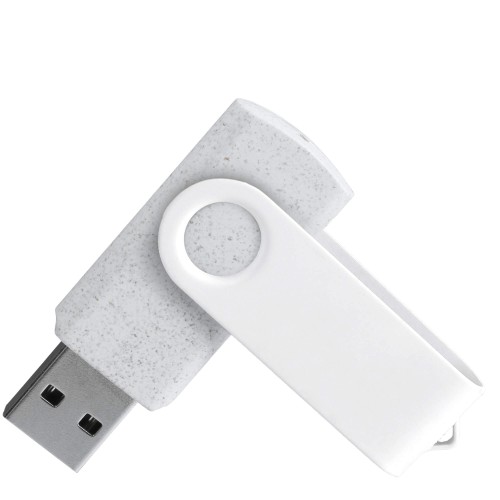 Флешка TWIST ECO Белая с белым 4027.07.07.8ГБ