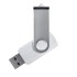 Флешка TWIST ECO Белая с серебристым 4027.07.06.64ГБ