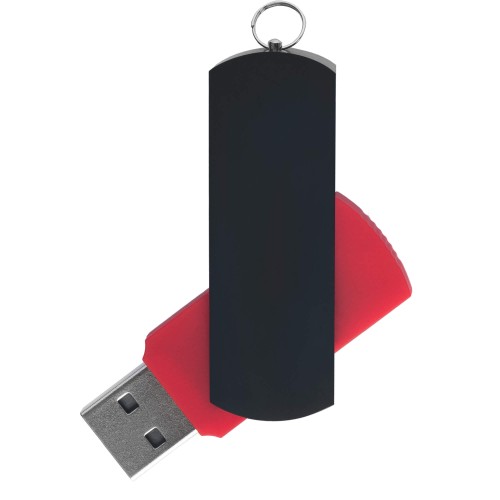 Флешка ELEGANCE COLOR Красная с черным 4026.03.08.64ГБ