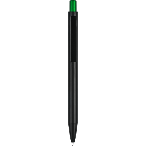 Ручка OKS MIRROR Черная с зеленым 1140.02