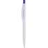 Ручка IGLA COLOR Белая с синей кнопкой 1033.01