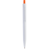 Ручка IGLA COLOR Белая с оранжевой кнопкой 1033.05