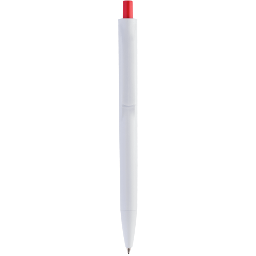 Ручка IGLA COLOR Белая с красной кнопкой 1033.03