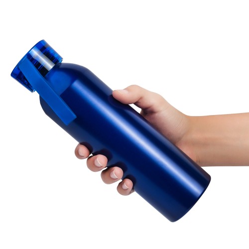 Бутылка для воды VIKING BLUE 650мл. Синяя с синей крышкой 6140.01