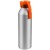 Бутылка для воды VIKING SILVER 650мл. Серебристая с оранжевой крышкой 6141.05
