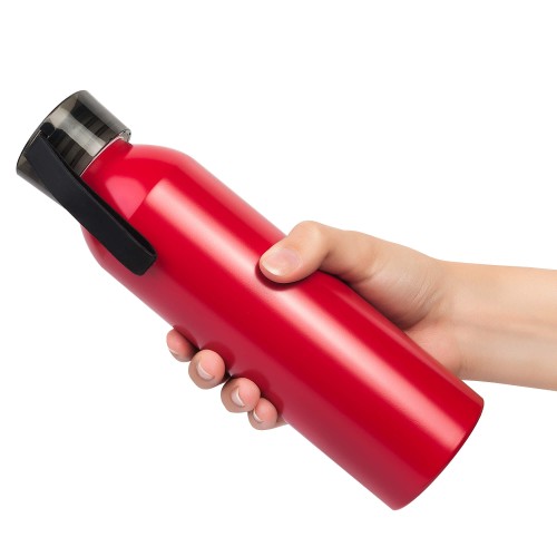 Бутылка для воды VIKING RED 650мл. Красная с черной крышкой 6144.08