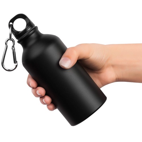 Бутылка для воды TIRON MATT 400мл. Черная 6151.08