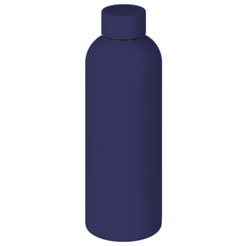 Термобутылка вакуумная ALASKA SOFT 500мл. Темно-синяя 6165.14