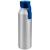 Бутылка для воды VIKING SILVER 650мл. Серебристая с синей крышкой 6141.01