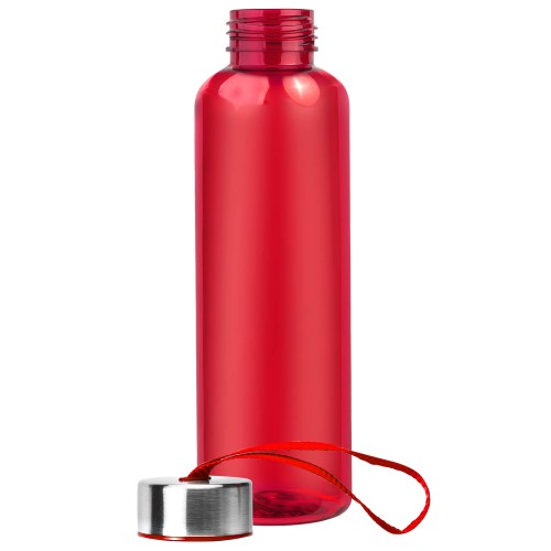 Бутылка для воды VERONA PET COLOR 550мл Красная с красным 6261.03