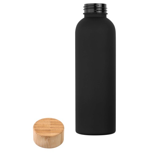 Бутылка для воды BAMBOO PET SOFT 550мл. Черная 6265.08