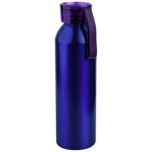 Бутылка для воды VIKING BLUE 650мл. Синяя с фиолетовой крышкой 6140.11