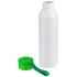 Бутылка для воды VIKING WHITE 650мл. Белая с салатовой крышкой 6143.15