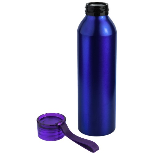 Бутылка для воды VIKING BLUE 650мл. Синяя с фиолетовой крышкой 6140.11