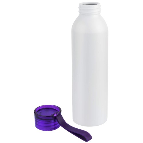 Бутылка для воды VIKING WHITE 650мл. Белая с фиолетовой крышкой 6143.11