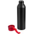 Бутылка для воды VIKING BLACK 650мл. Черная с красной крышкой 6142.03