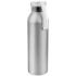 Бутылка для воды VIKING SILVER 650мл. Серебристая с белой крышкой 6141.07