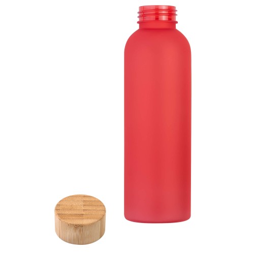 Бутылка для воды BAMBOO PET SOFT 550мл. Красная 6265.03