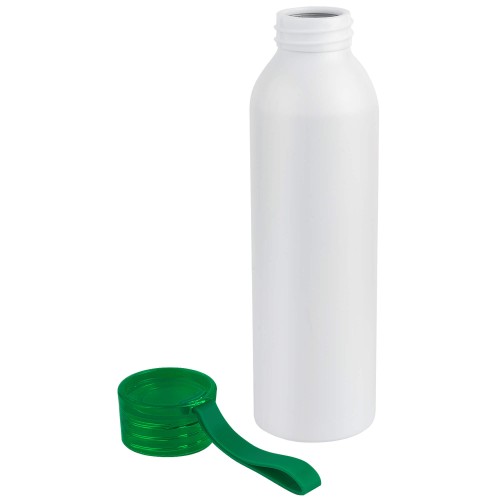 Бутылка для воды VIKING WHITE 650мл. Белая с зеленой крышкой 6143.02