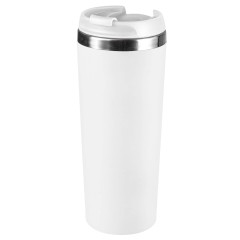 Термокружка KOMO WHITE 420мл. Белая с белой крышкой 6062.07