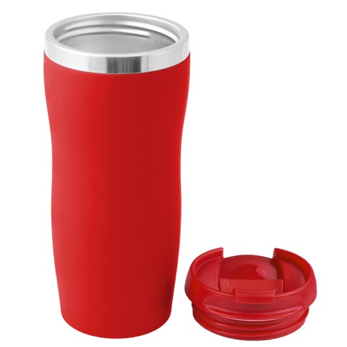 Термокружка SLIM SOFT COLOR 350мл. Красная 6030.03