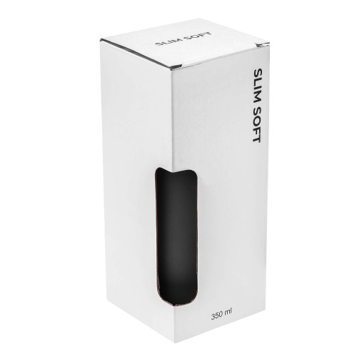 Термокружка SLIM SOFT COLOR 350мл. Черная 6030.08