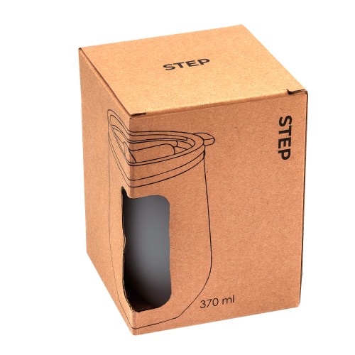 Термокружка (кофер) STEP SOFT 370мл Серая 6300.23