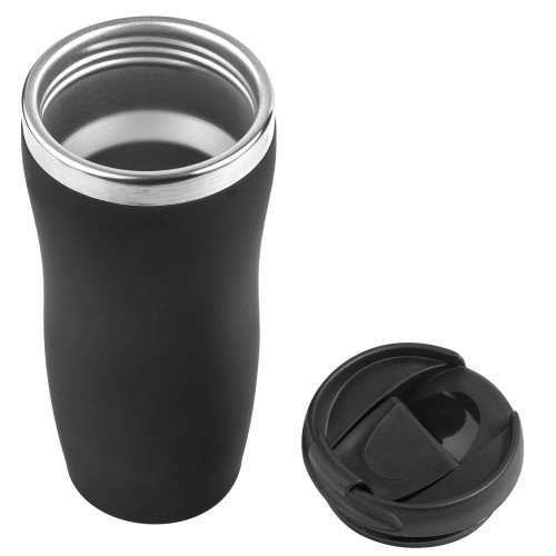 Термокружка SLIM SOFT COLOR 350мл. Черная 6030.08