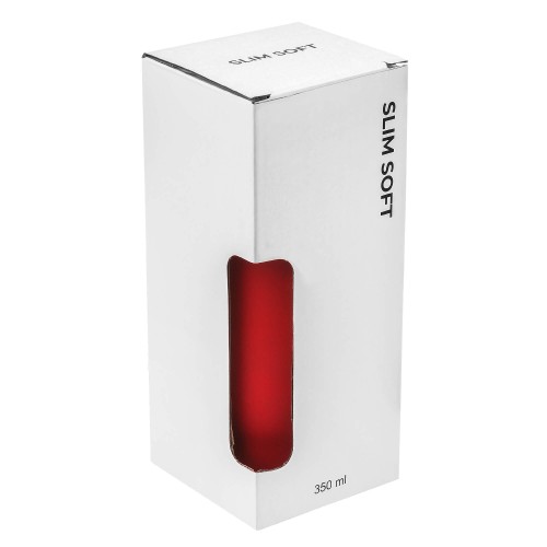 Термокружка SLIM SOFT COLOR 350мл. Красная 6030.03