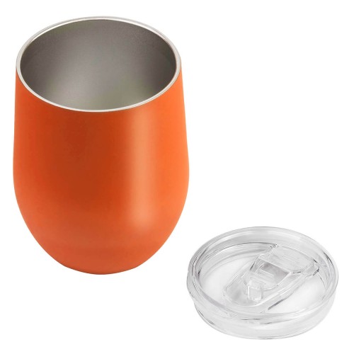 Термокружка (кофер) STEP 370мл Оранжевая 6302.05