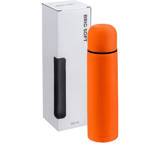 Термос BRIG SOFT с чехлом 500мл. Оранжевый 6220.05