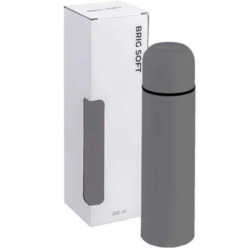 Термос BRIG SOFT без чехла 500мл. Серый 6225.23